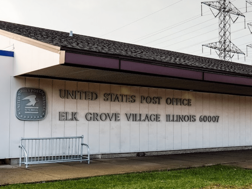 Elk Grove Village Post Office.